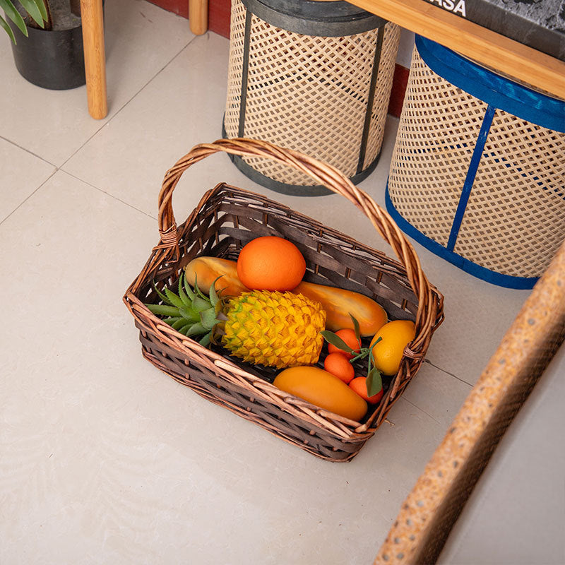 Handcrafted Decorative Woven Storage Basket Acalora