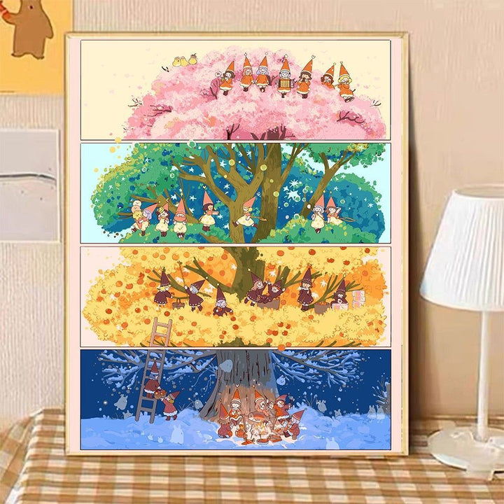 Cozy Home Illustration Canvas Art Kalsten