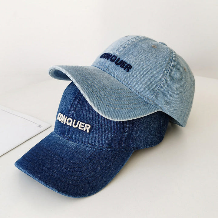 Women's Embroidered Casual Denim Cap Kalsten