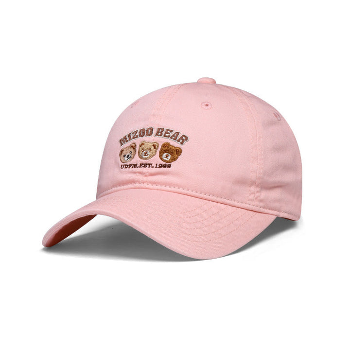 Women's playful cotton cap with embroidered animal design Brehn