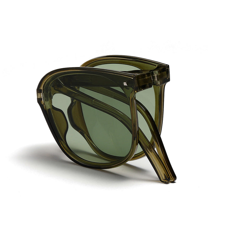 Women's square sunglasses with innovative plastic frame and polarized lenses Kalsten