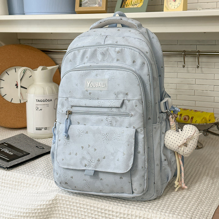 Fashion-Forward Patterned School Backpack