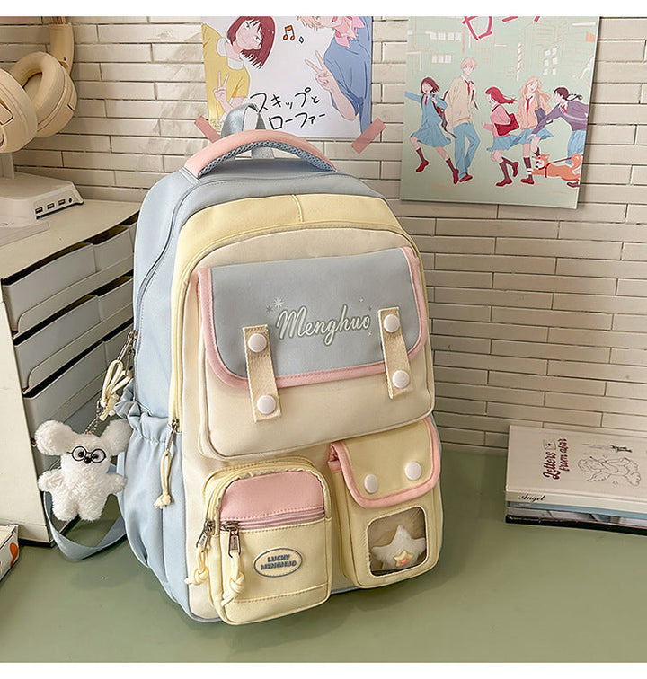Multi-Functional Anime-Inspired School Backpack
