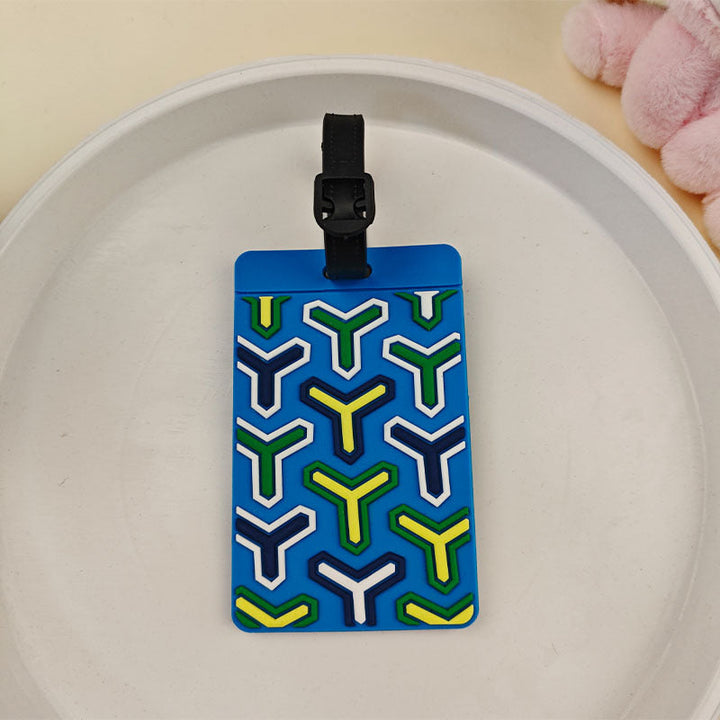 Unisex Vibrant Patterned Luggage Tag Kalsten