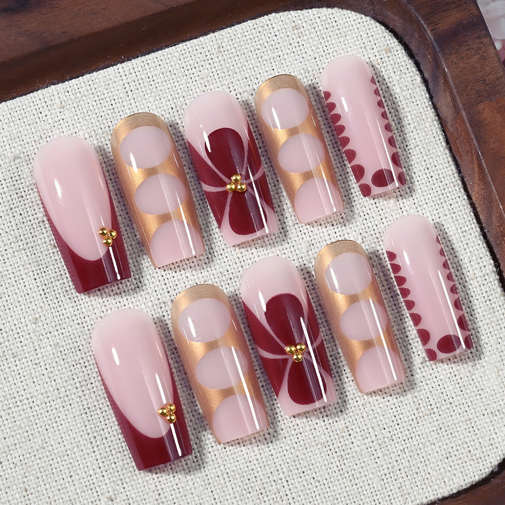 Elegant Decorative Press-On Nails Kalsten