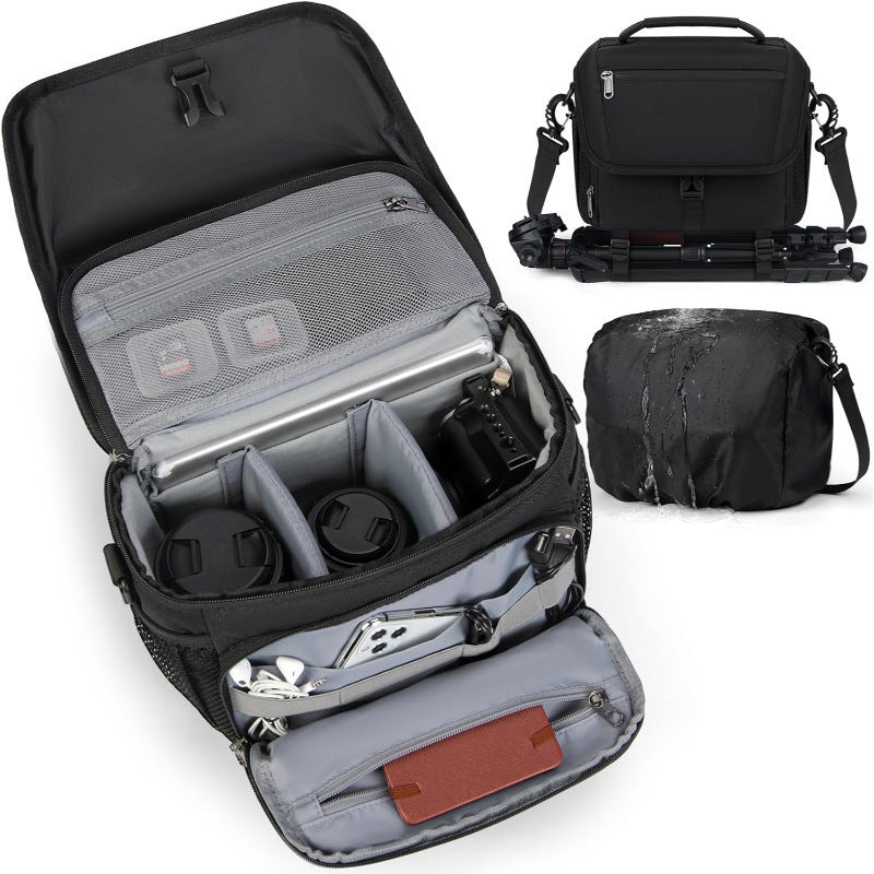 Camera shoulder bag with versatile compartments Kalsten