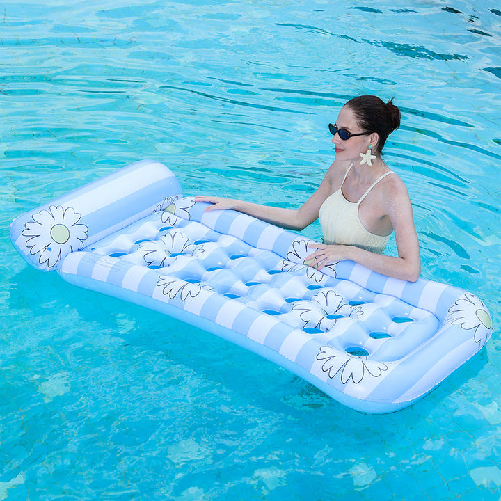 Women's Inflatable Lounger with Flower Design Kalsten