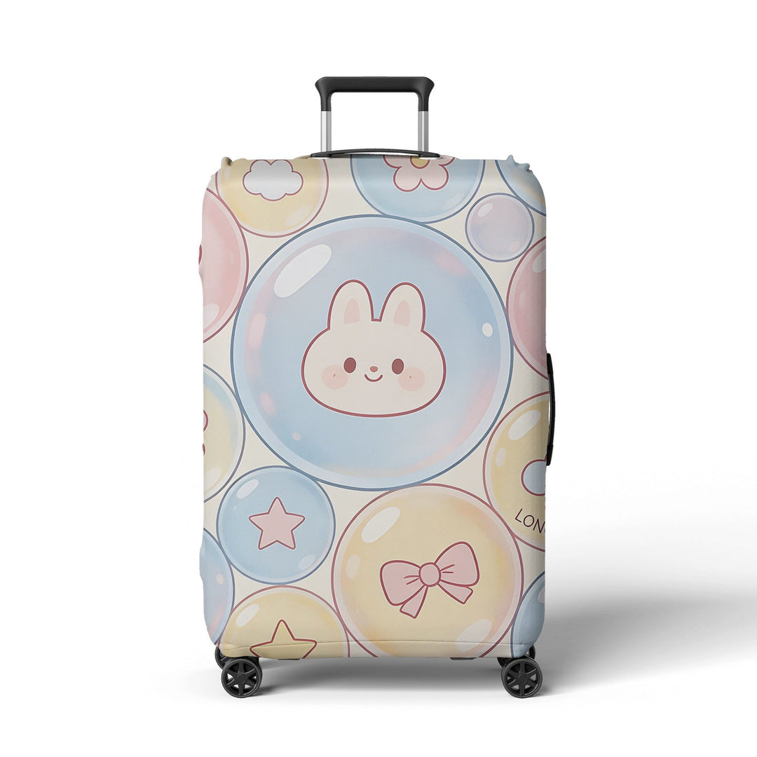 Women's suitcase cover with playful space design Kalsten