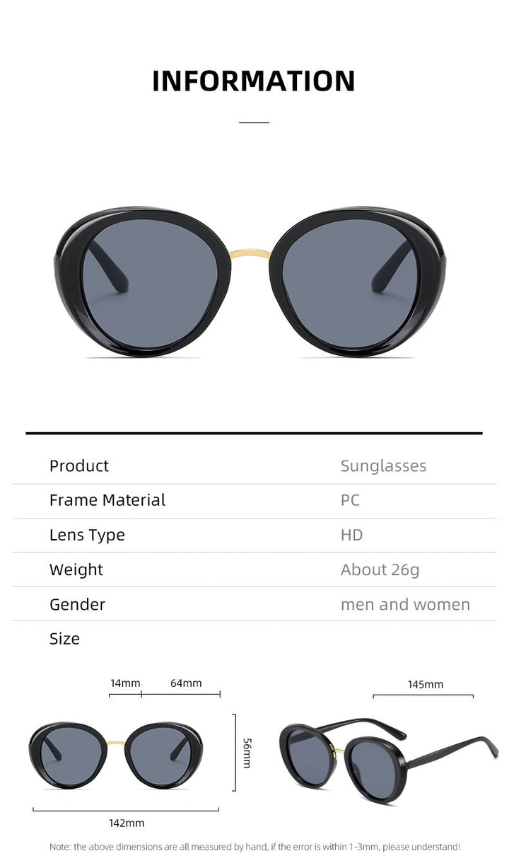 Women's Vintage Sunglasses in Elegant Shield Design Kalsten