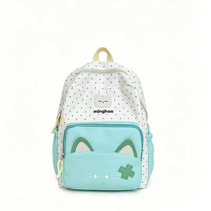 Cute Cat-Themed Multi-Pocket Backpack Kalsten