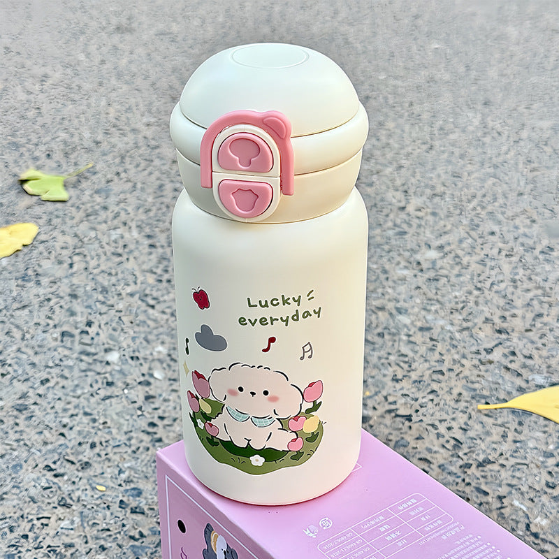 Women's Insulated Drinking Bottle with Cute Animal Design Kalsten
