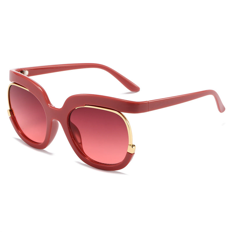 Women Oversized Sunglasses with Elegant Tortoise Design Kalsten