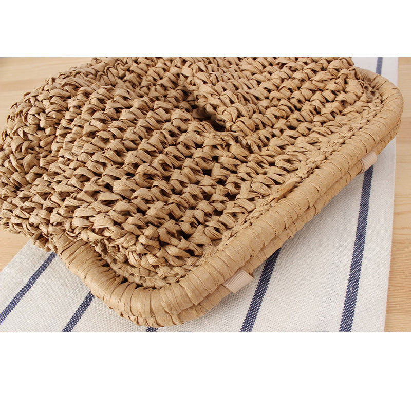 Handbag with Elegant Woven Design and High-Quality Chain Decoration Kalsten