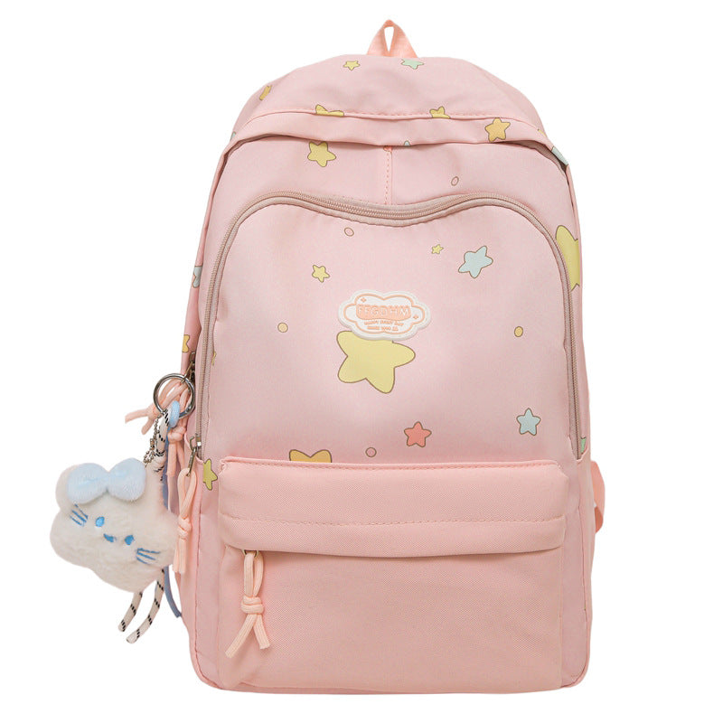 Playful Starry Print Backpack Kalsten