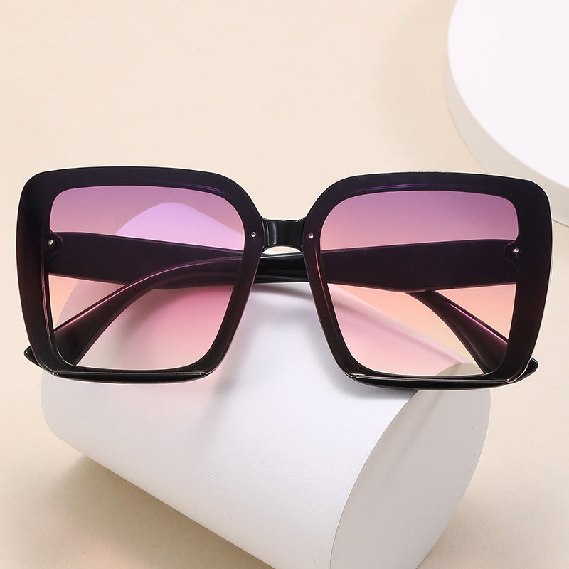 Women's fashionable square sunglasses with gradient lenses Kalsten