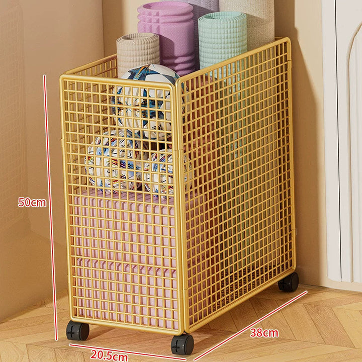 Versatile Rolling Storage Cart with Dividers Kalsten