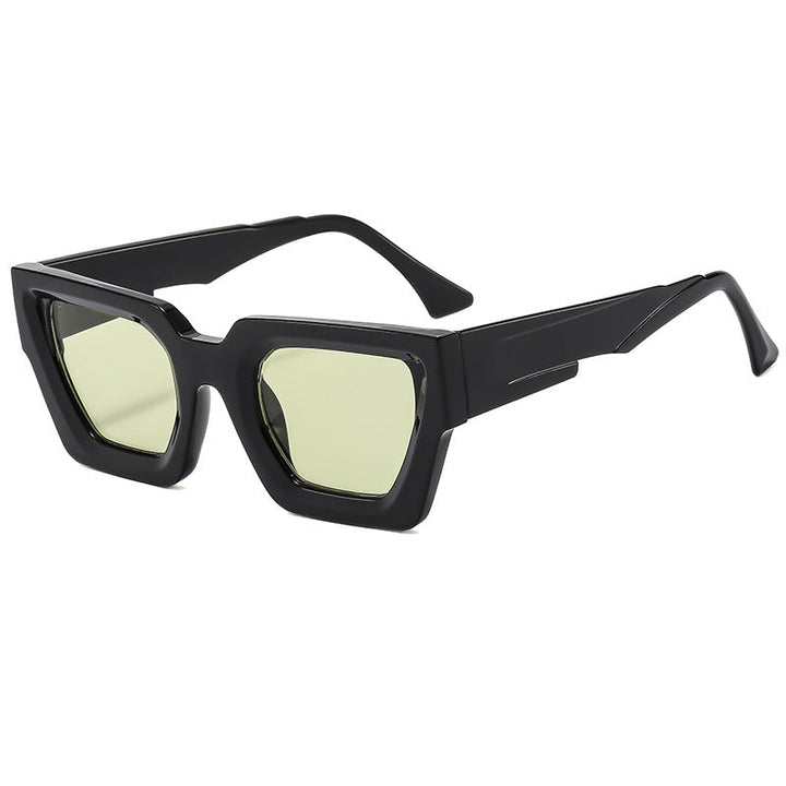 Ladies stylish square sunglasses in modern design with refined plastic frame Kalsten