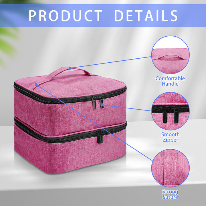 Travel bag with two compartments and practical carrying handle Kalsten