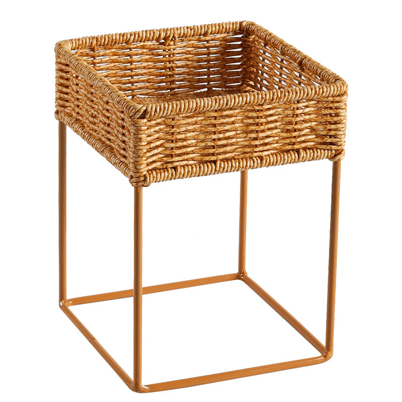 Stylish Woven Plant Holder with Stand Kalsten