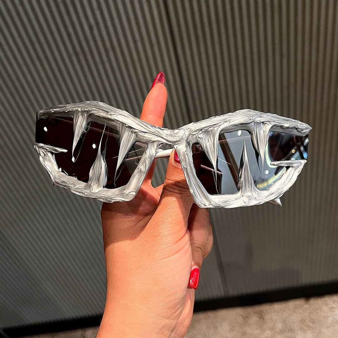 Women's Futuristic Sport Sunglasses with Extraordinary Unicorn Design Kalsten