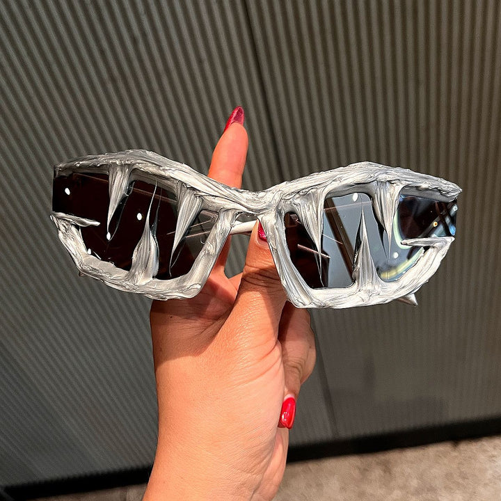 Women's Futuristic Sport Sunglasses with Extraordinary Unicorn Design Kalsten