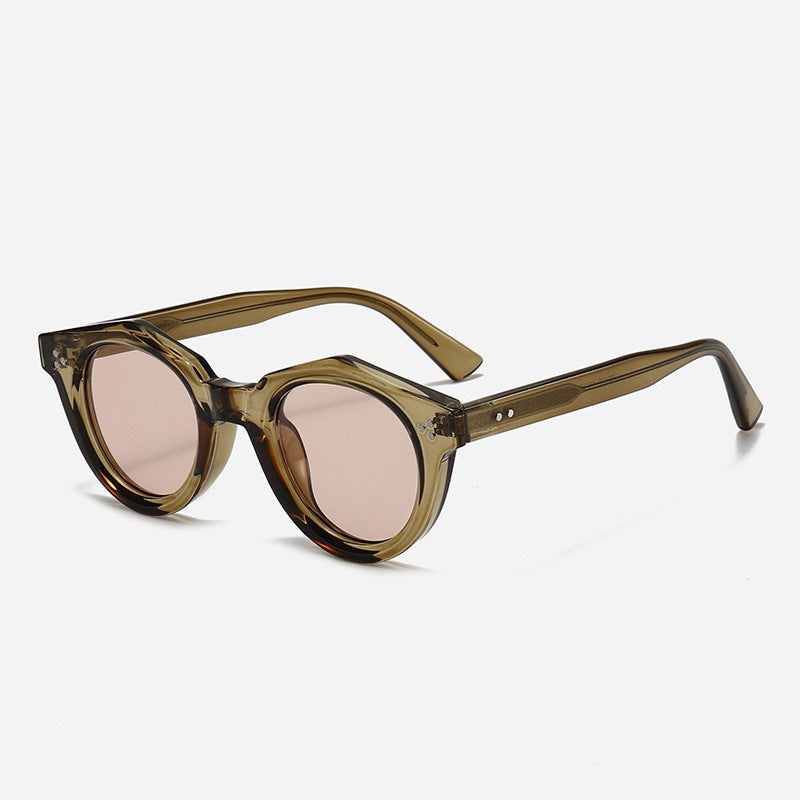 Women Designer Sunglasses with Polygonal Frame and Fashionable Accents Kalsten