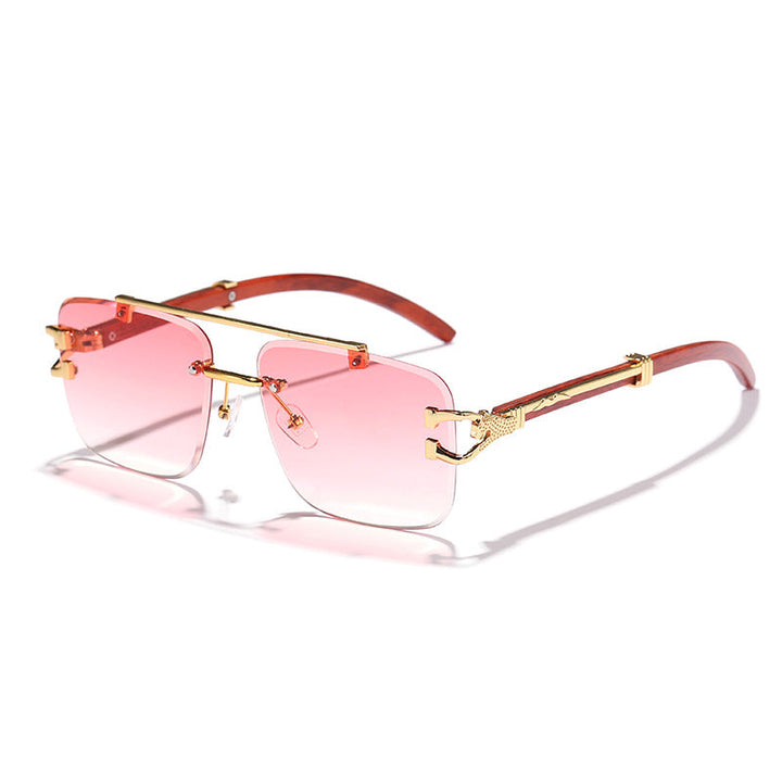 Women's stylish square sunglasses with luxurious metal frame Kalsten