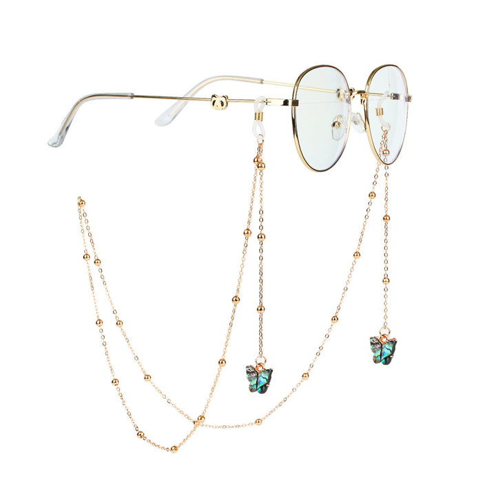 Fashionable sunglasses chains with butterfly pendants Kalsten