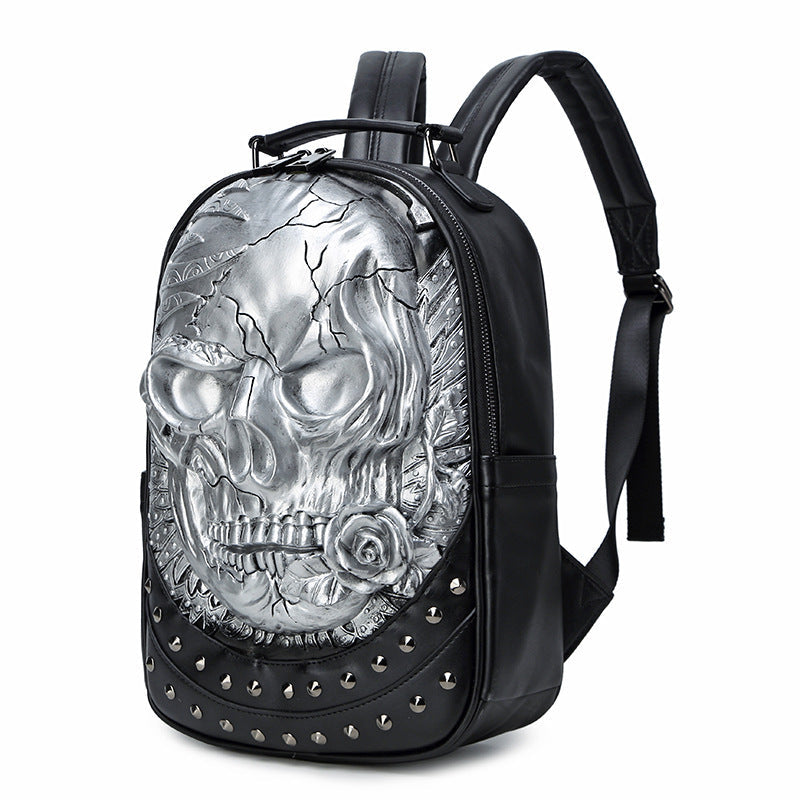 Stylish backpack with skull design Kalsten