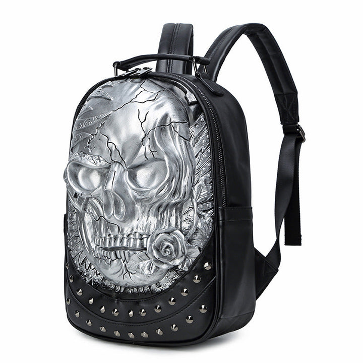 Stylish backpack with skull design Kalsten