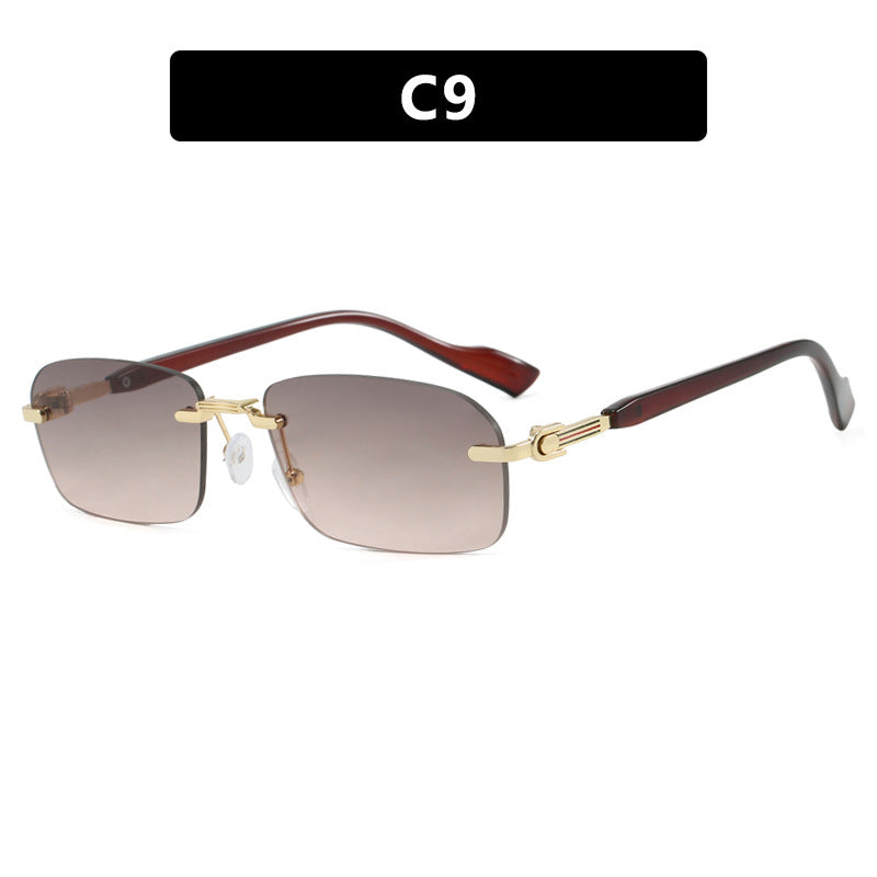 Women's sunglasses with elegant metal frame and stylish wood details Kalsten