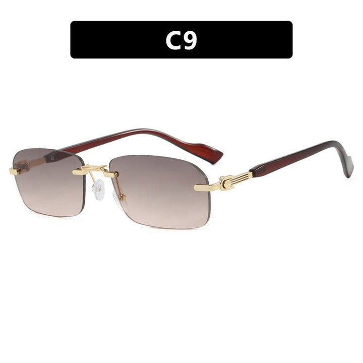 Women's sunglasses with elegant metal frame and stylish wood details Kalsten