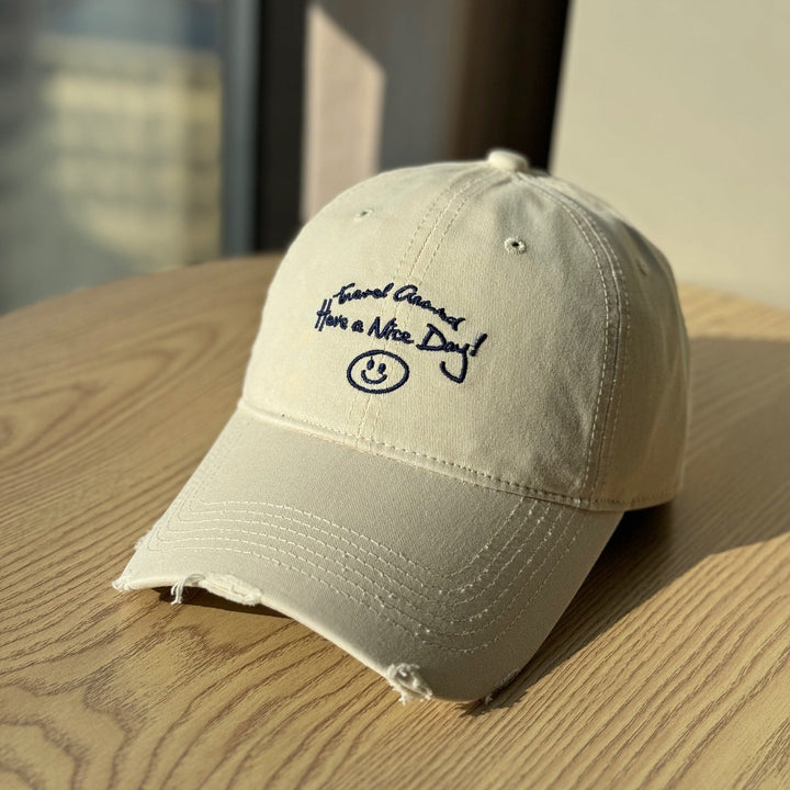 Women's Distressed Cotton Baseball Cap Kalsten 1784270914