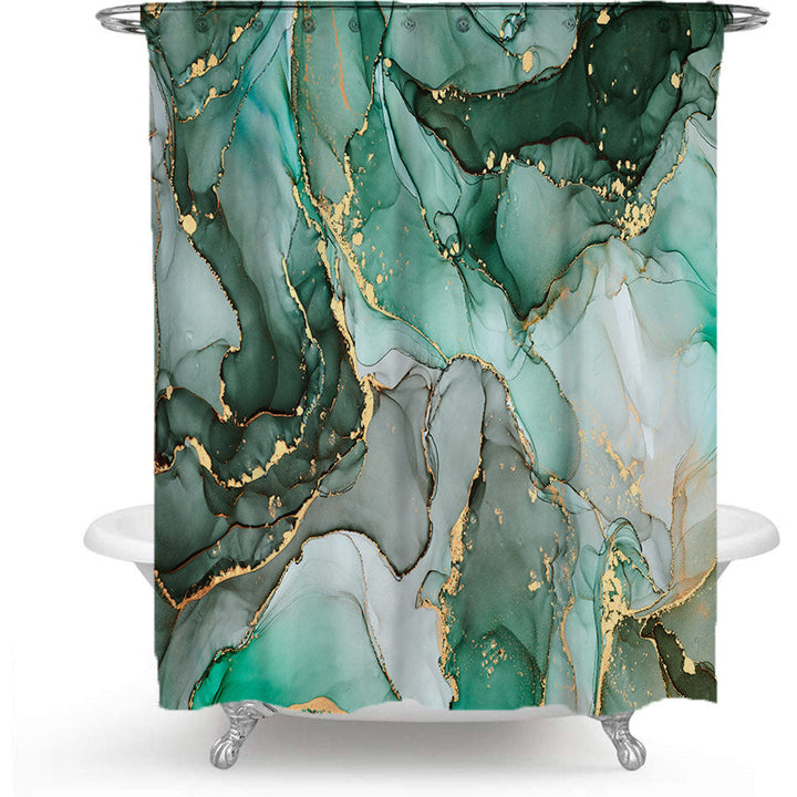 Abstract Marble Design Shower Curtain Kalsten