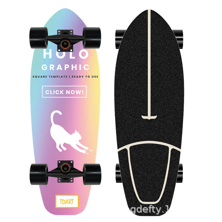 Artistic Lion Design Skateboard Kalsten