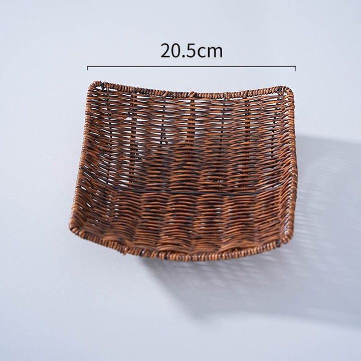 Unisex Elegant Rattan Serving Plate Kalsten
