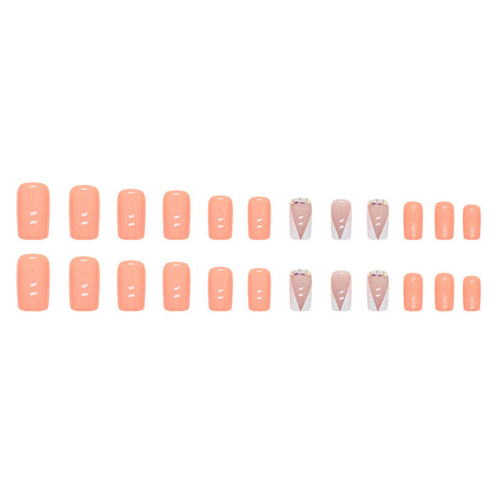 Elegant Crystal-Studded Press-On Nail Tips Kalsten