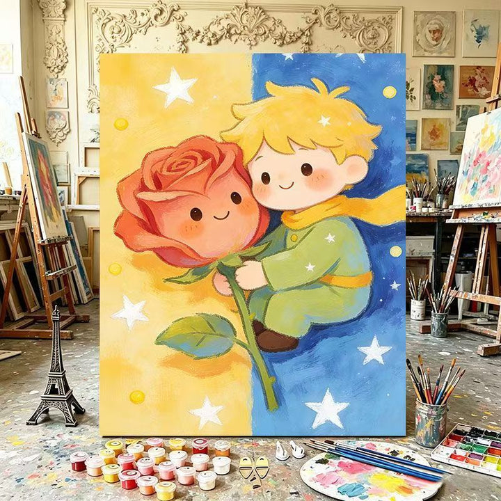 Playful Dual Element Canvas Art Kalsten