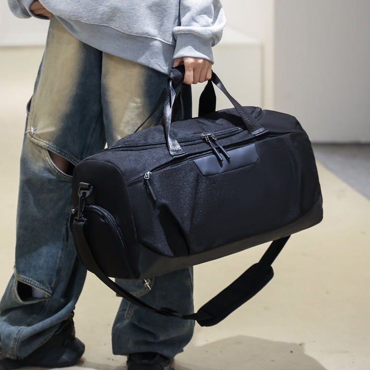 Sporty Duffel Bag with Versatile Storage and Ergonomic Carry Handles Kalsten