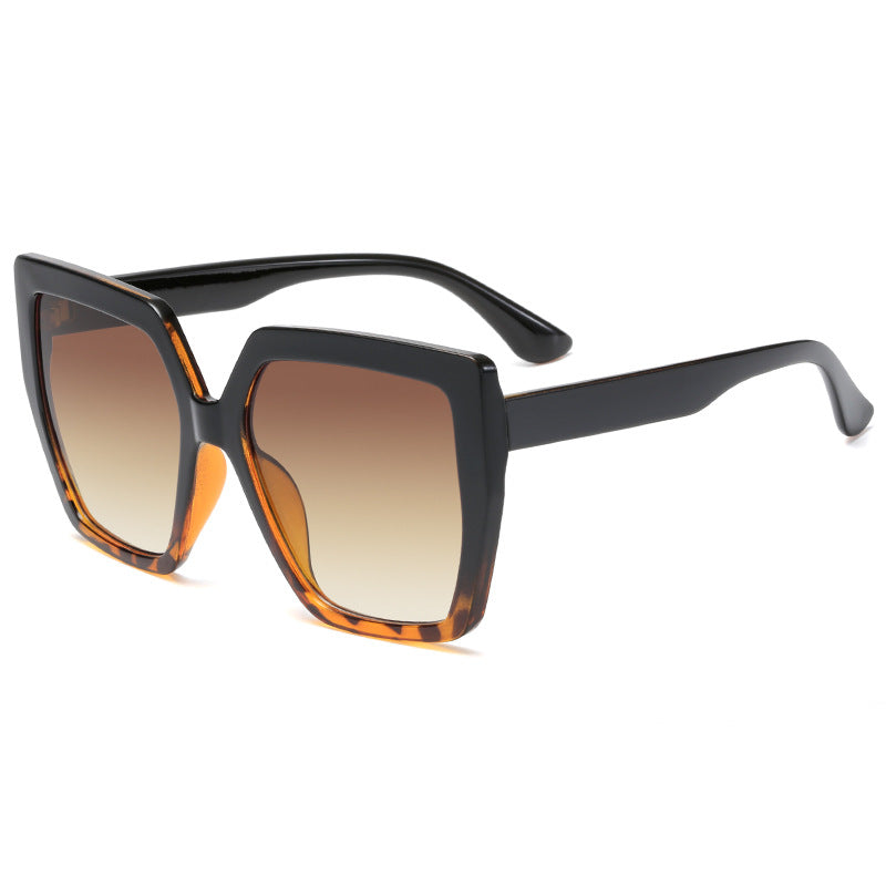 Women’s fashionable transparent sunglasses with square lenses Kalsten