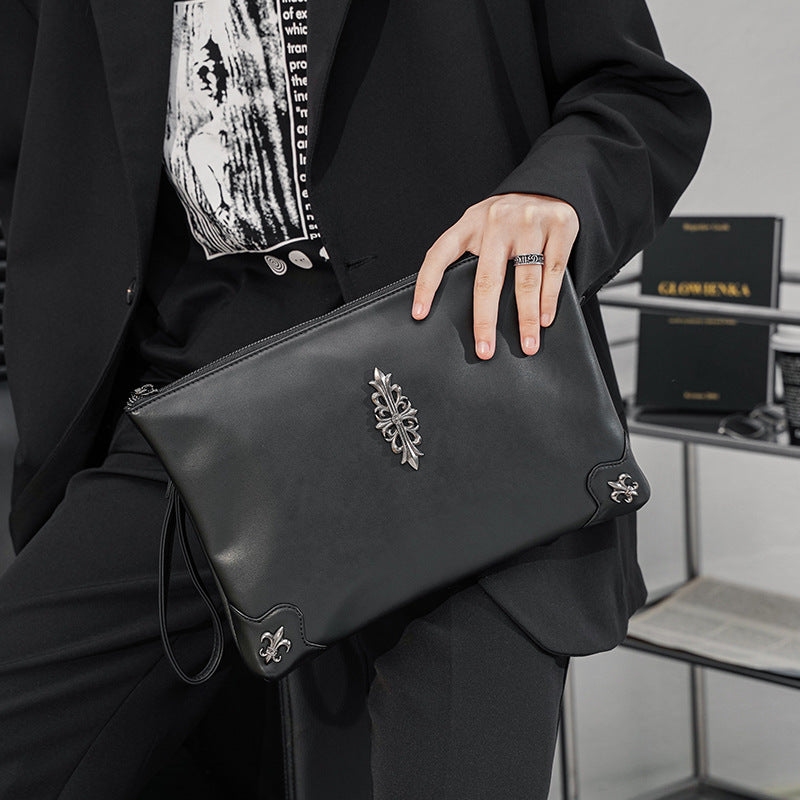 Elegant Clutch Made of High-Quality Faux Leather Kalsten