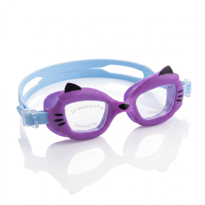 Swim goggles in a cute cat design with anti-fog technology Kalsten