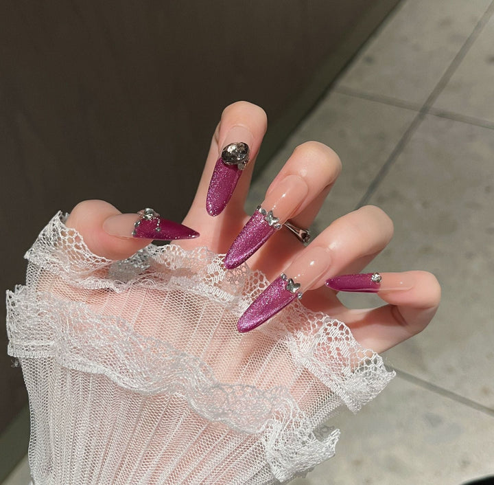 Glamorous Stiletto Nail Art Extensions Kalsten