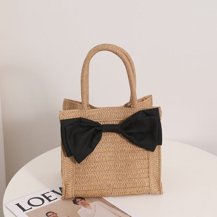 Elegant Bast handbag with bow detail Kalsten