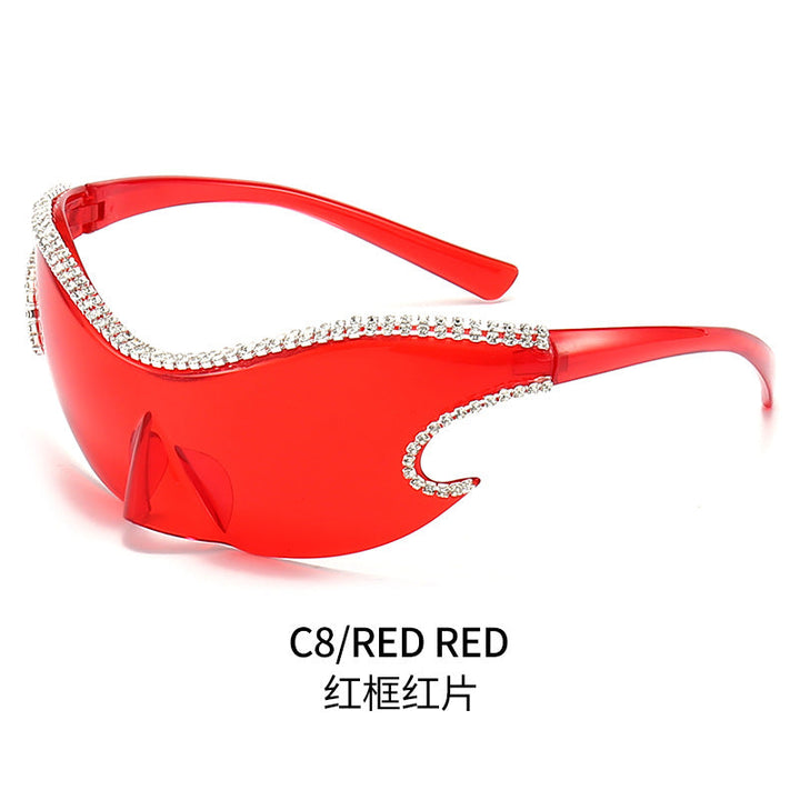 Women's glamorous sunglasses with sparkling rhinestone embellishment Kalsten