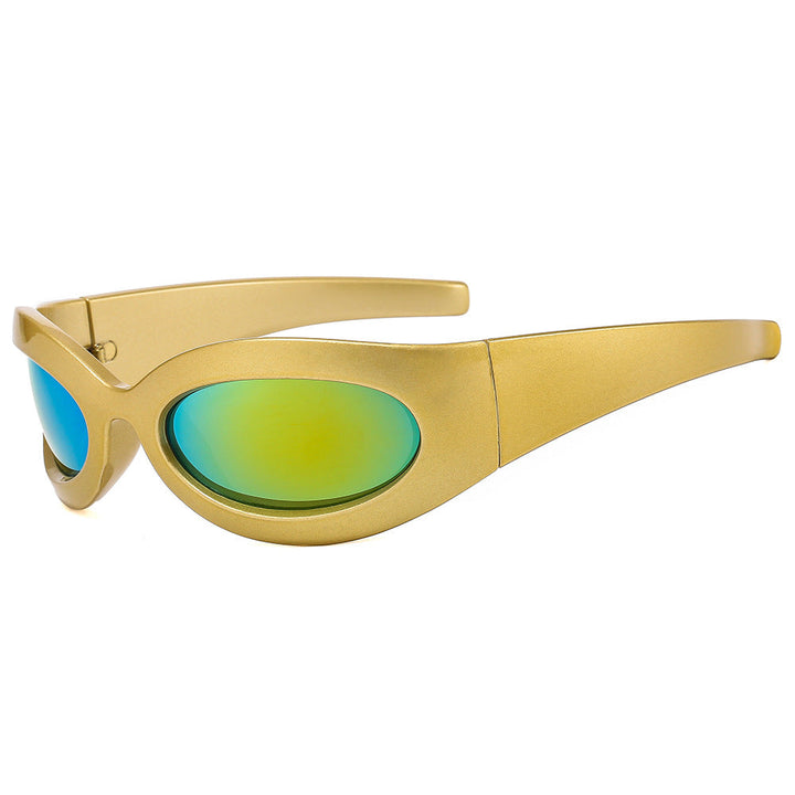 Women’s fashionable sunglasses with oval frame and modern finish Kalsten
