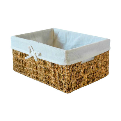 Eco-Friendly Fabric-Lined Storage Basket Acalora