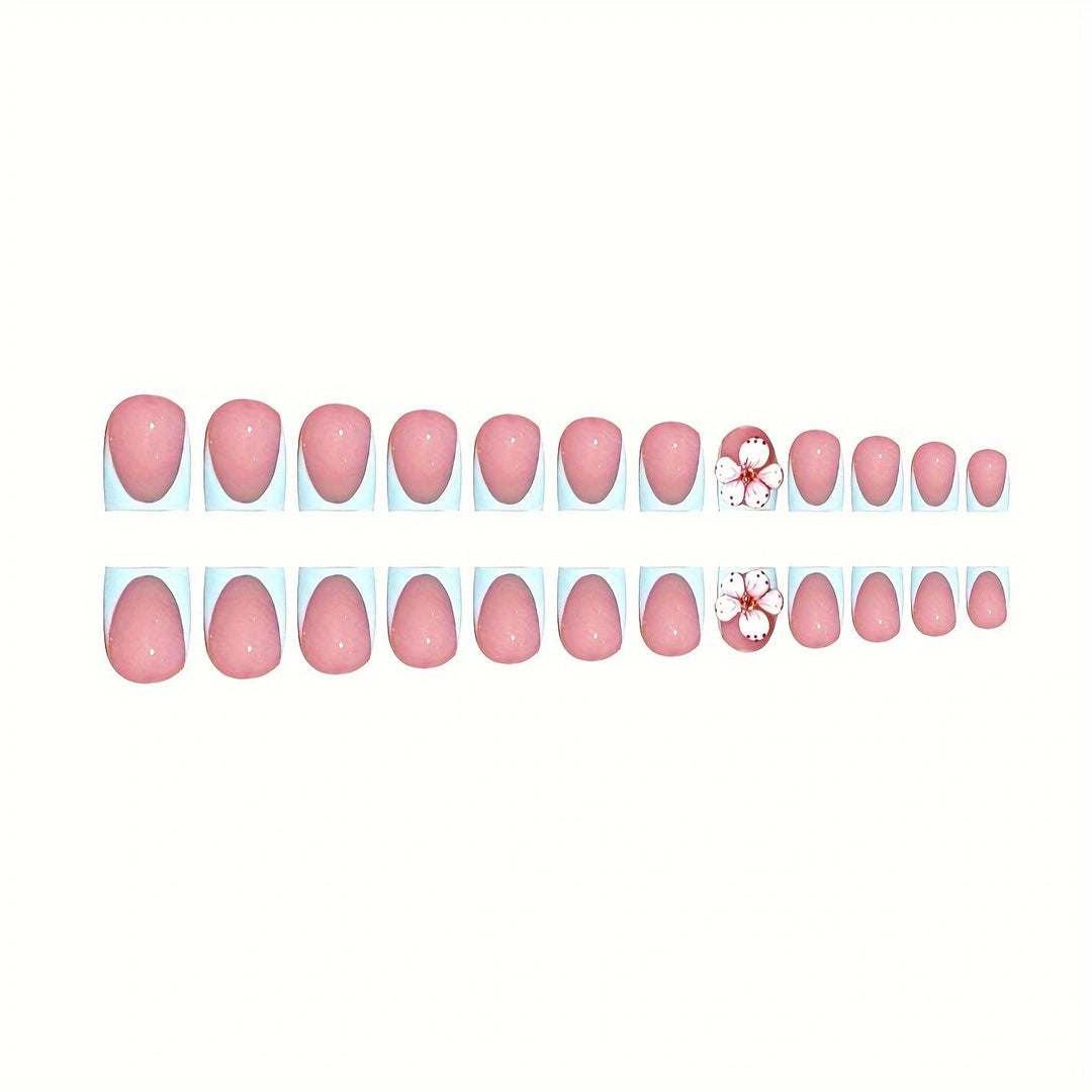 Artistic Floral Design Press-On Nails Kalsten