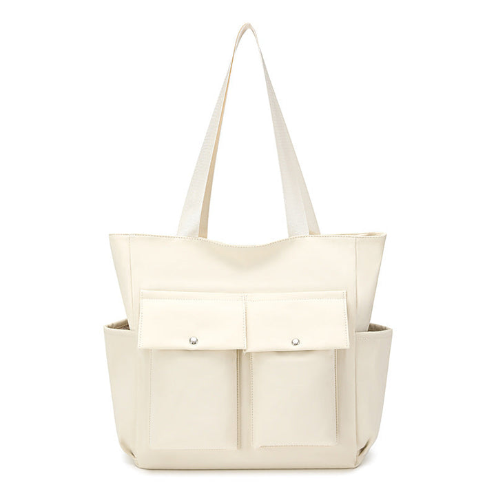 Spacious Dual-Pocket Tote Bag Kalsten