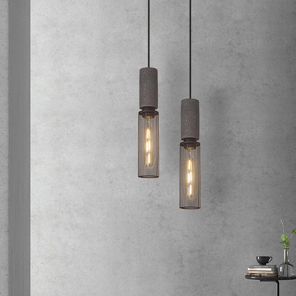Modern Iron Grey Hanging Light Pendant Lampshade | Kalsten